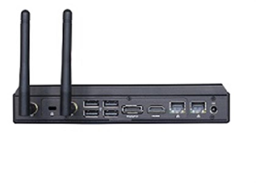 Epsilon Mini-PC barebone Passive Intel Celeron 3865U 2 x DDR4 SO-DIMM 2 x M 2 for SSD Dual GigaBit Intel LAN i211 M 2 slot for WiFi 4x USB 2 2x USB 3 