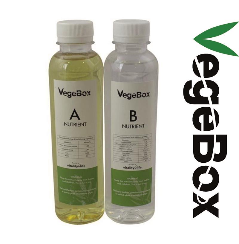 VegeBOX Nutrient Solution Large Set with 300ml A 300ml B