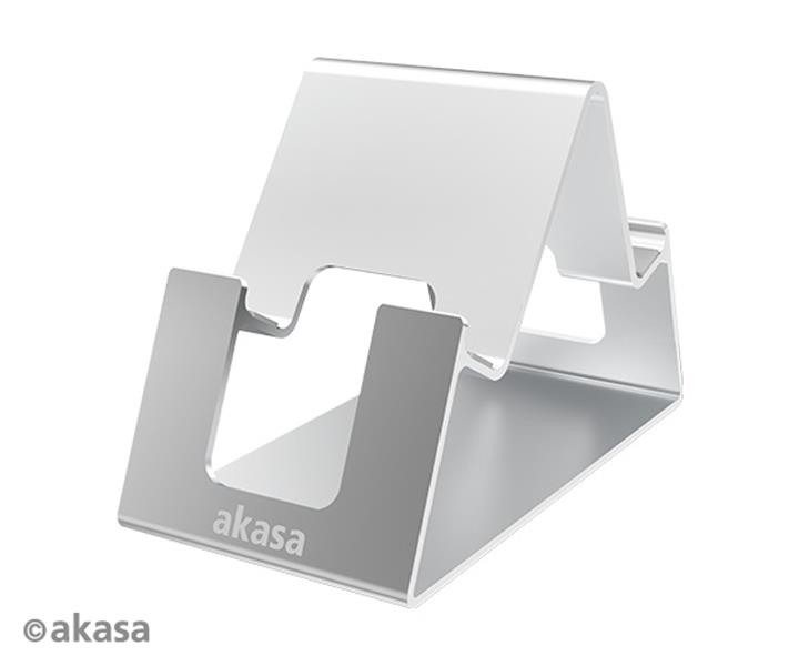 Akasa Aries Pico aluminum phone talbet stand silver color