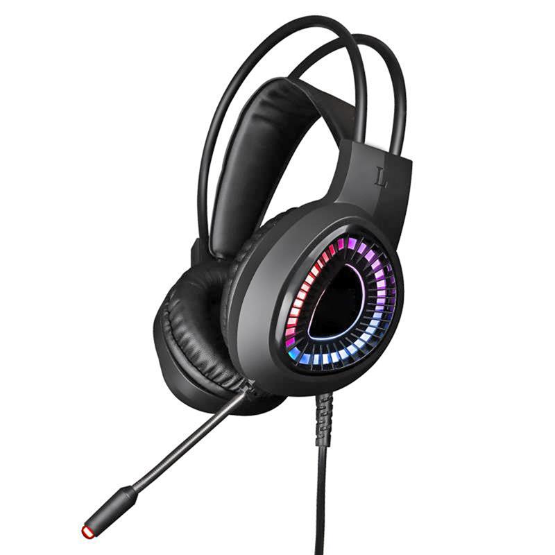 Varr Gaming USB 7 1 Headset - RGB color - black