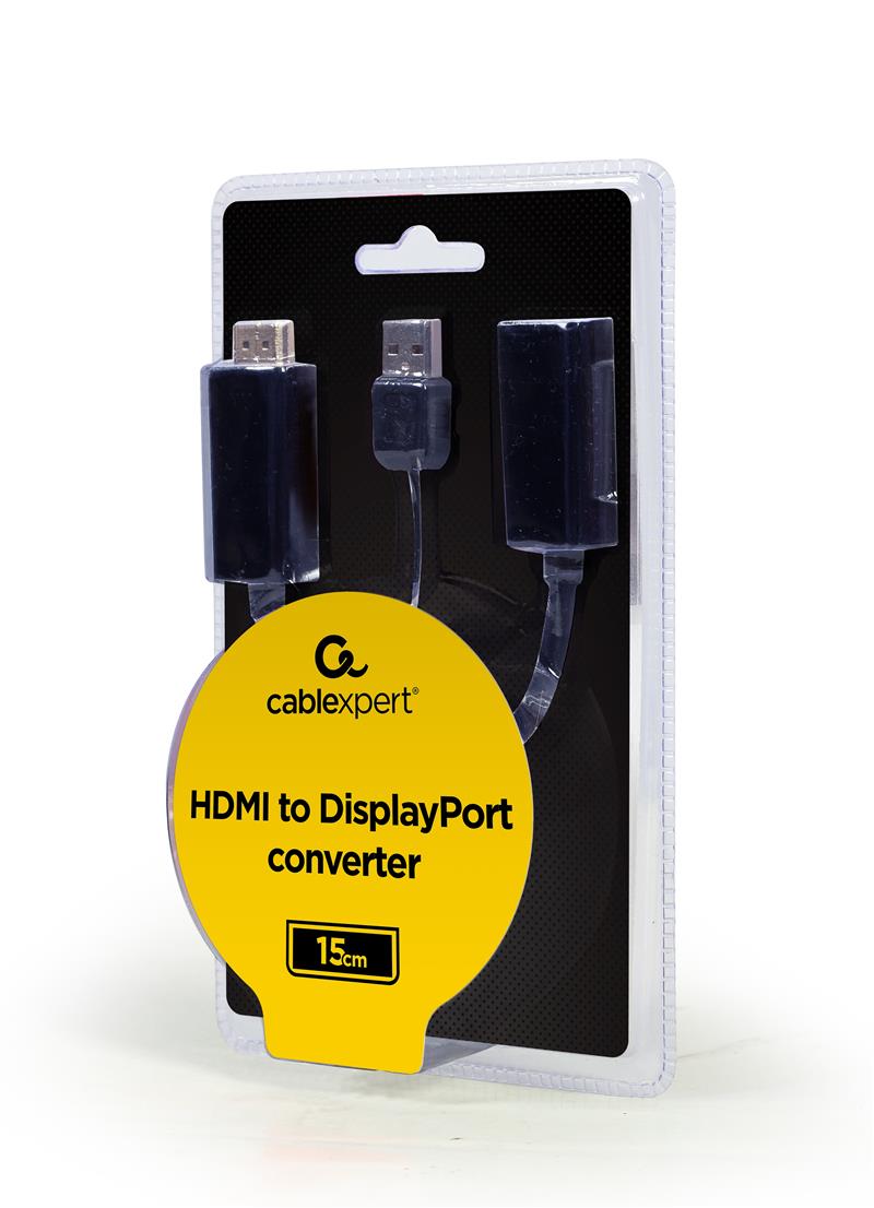 HDMI naar DisplayPort adapter zwart