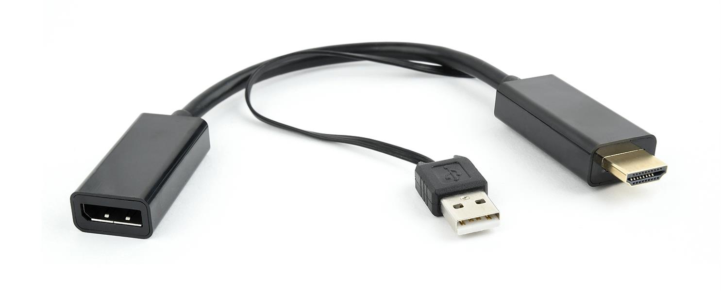 HDMI naar DisplayPort adapter zwart