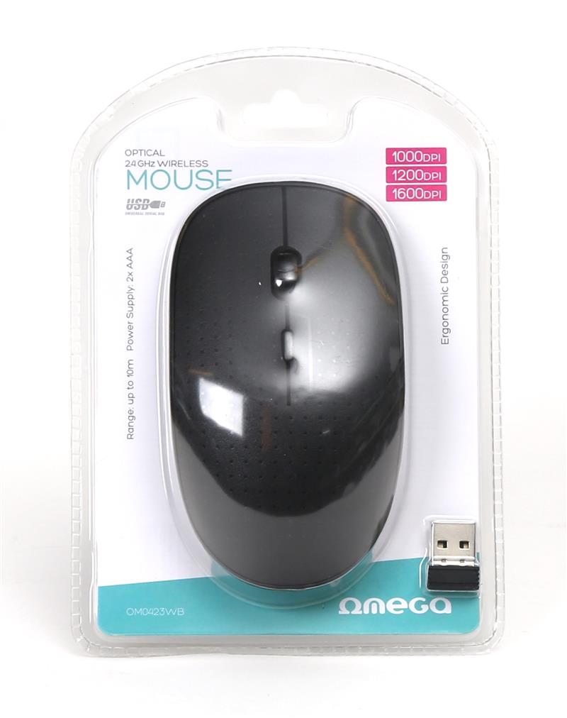 Omega OM-0423W WIRELESS 2 4 GHz 1000 1200 1600DPI wireless computer mouse 