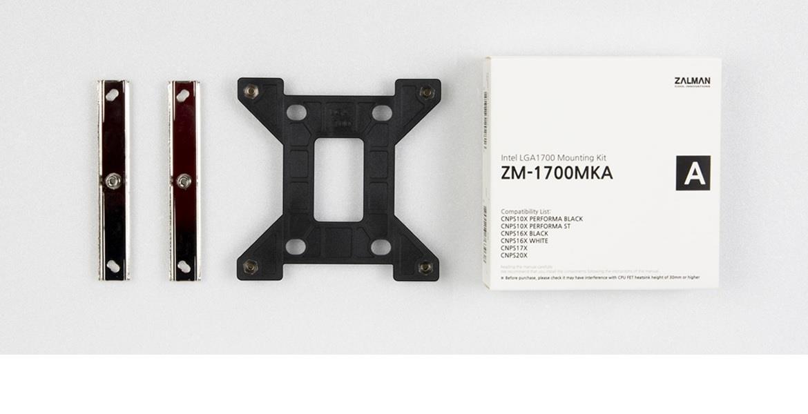 Zalman Intel LGA 1700 Mounting Kit for CNPS10x Performa CNPS16x CNPS17x CNPS20x