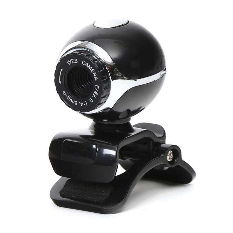 OMEGA Webcam 480p Microfoon - zwart