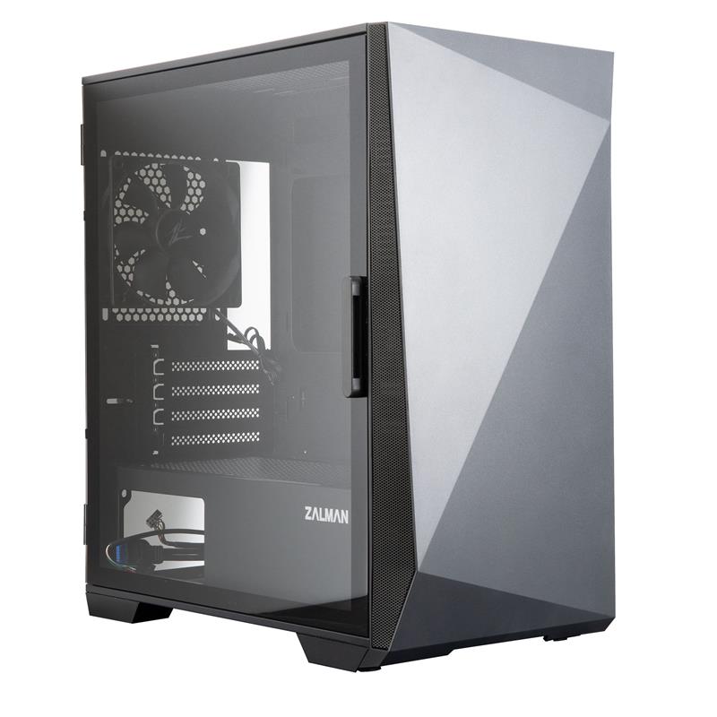 Zalman - mATX Mid Tower PC Case Pre-installed fan : 2 x 120mm fan in front 1 x 120mm fan in rear Support up to 240mm radiator at front Top Drive bays 