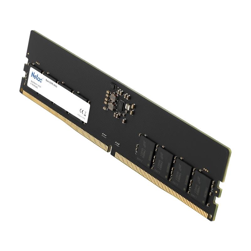 Netac Basic DDR5-4800 16GB C40 U-DIMM 288-Pin DDR5 PC DDR5-4800 PC5-38400 16G x 1 40-40-40-77 1 1V N A Single Channel