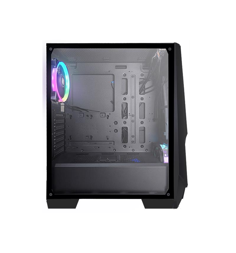 Xilence Xilent Blast Black ATX tempered glass window case 2 x 120 mm ARGB PWM fan included