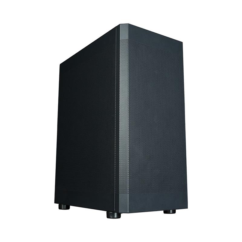 Zalman ATX Mid Tower PC Case Optimized air cooling with Six 120mm fans and Mesh front Mesh side panel Pre-installed fan: 6 x 120mm fan 3 in front 2 in