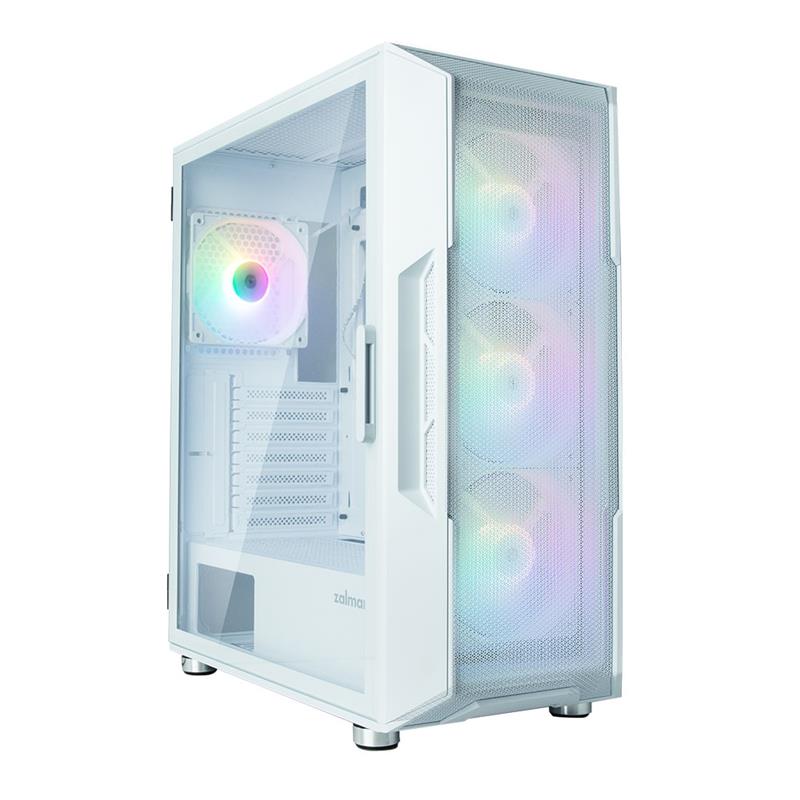Zalman ATX Mid Tower PC Case Mesh front for efficient cooling Pre-installed fan: 3 x 120mm RGB LED front 1 x 120mm RGB LED rear 2 x 3 5 3 x 2 5 Temper
