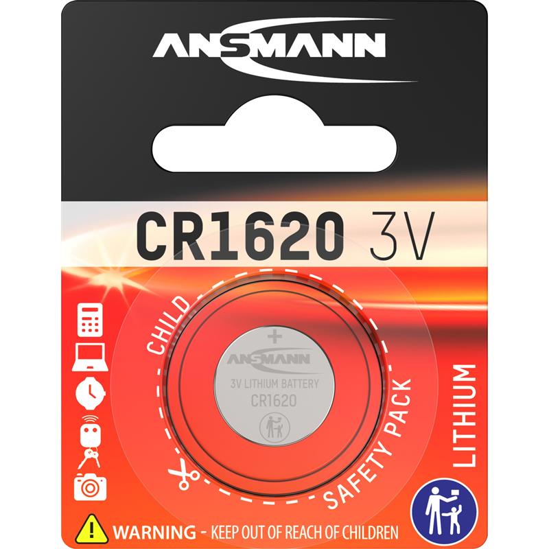 Ansmann Battery 3V Lithium CR1620 5020072 