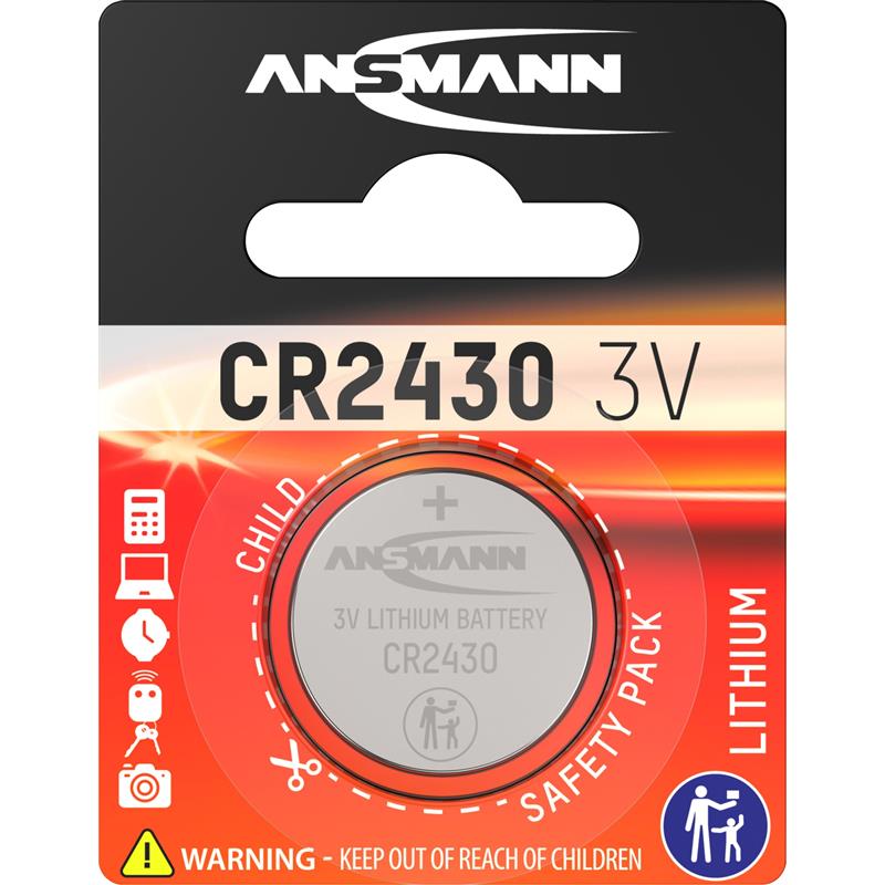Ansmann button cell 3V Lithium CR2430 5020092 