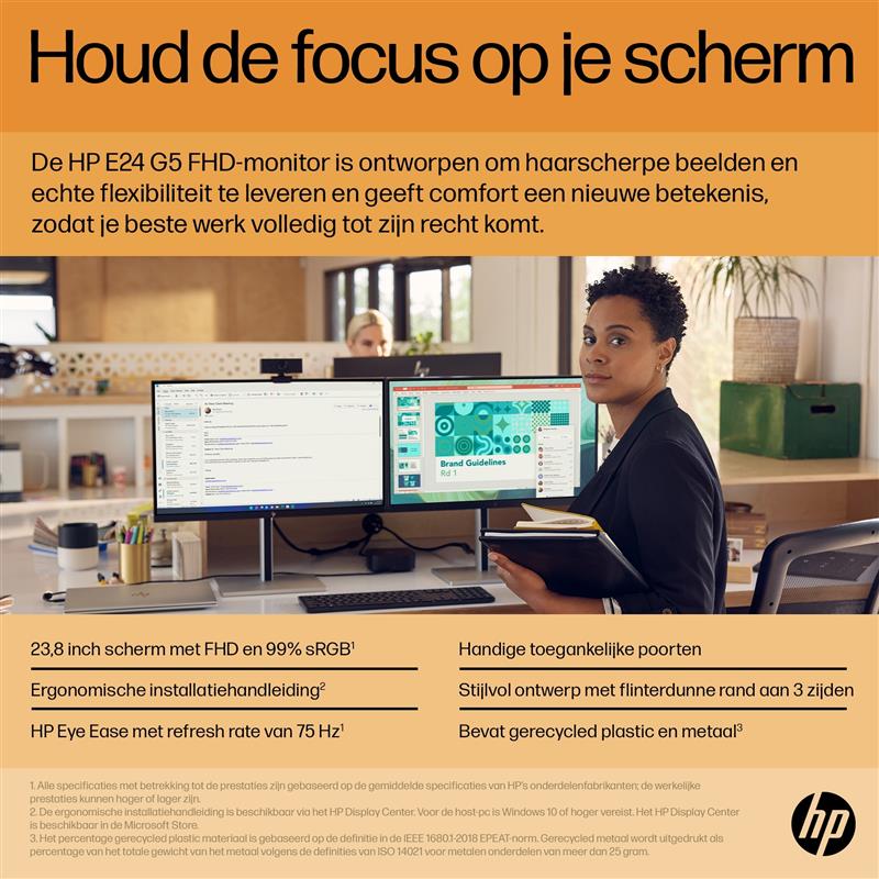 HP E24 G5 FHD-monitor