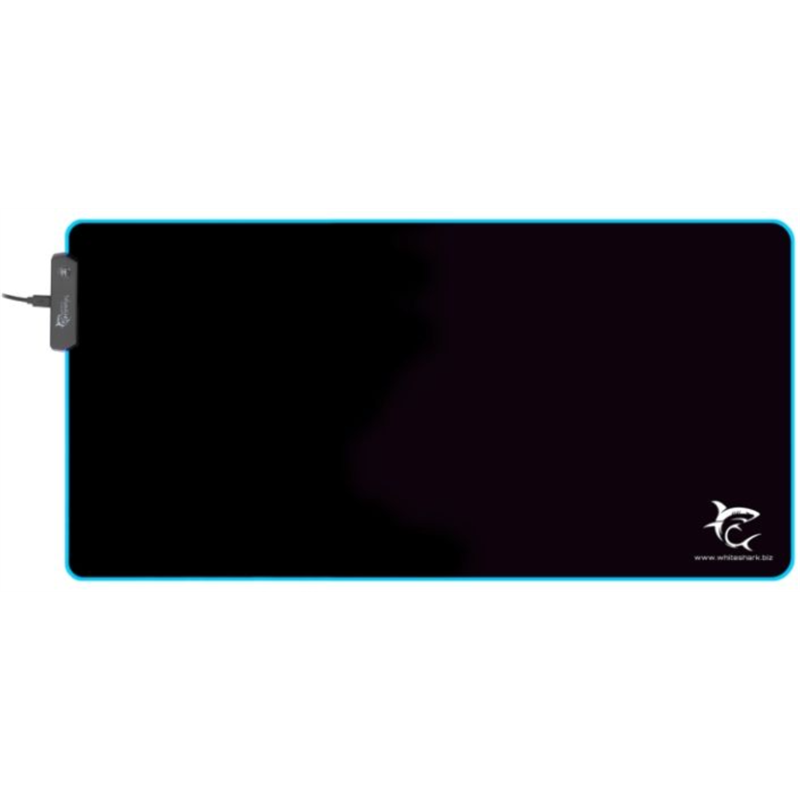 White Shark Luminous XL - LED Gaming muismat - 800 x 350 mm