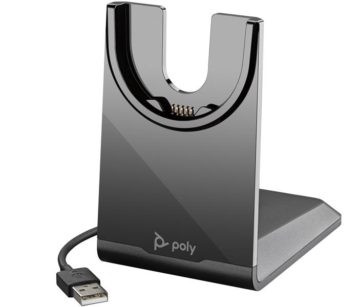 HP Poly Voyager Focus 2 UC Headset Draadloos Hoofdband Kantoor/callcenter USB Type-A Bluetooth Oplaadhouder Zwart