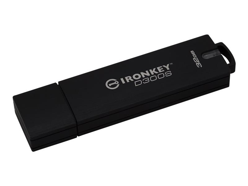Kingston Technology D300S USB flash drive 32 GB USB Type-A 3 2 Gen 1 3 1 Gen 1 Zwart