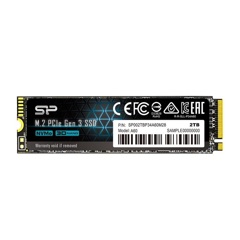Silicon Power P34A60 M.2 2000 GB PCI Express 3.0 3D NAND NVMe OPEN BOX