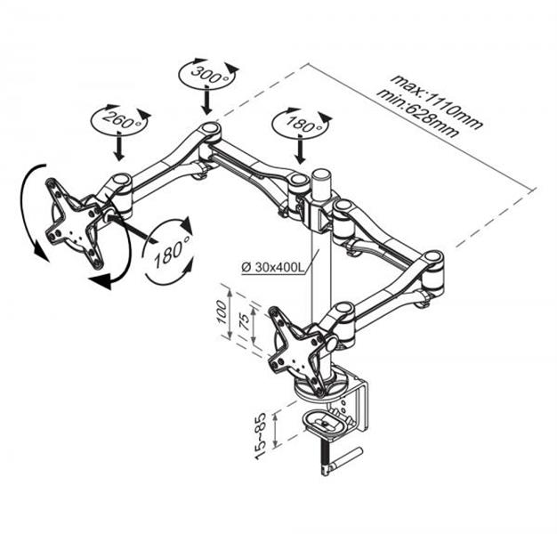 Neomounts monitorarm