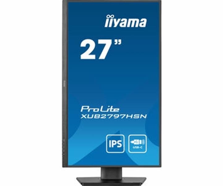 iiyama ProLite XUB2797QSU-B1 computer monitor 61 cm (24"") 2560 x 1440 Pixels Wide Quad HD LED Zwart