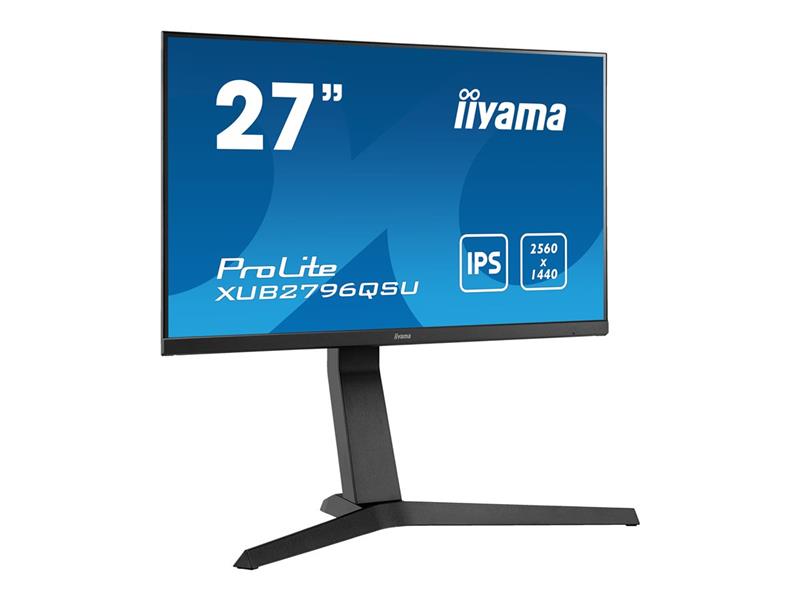 iiyama ProLite XUB2796QSU-B1 LED display 68,6 cm (27"") 2560 x 1440 Pixels 2K Ultra HD Zwart
