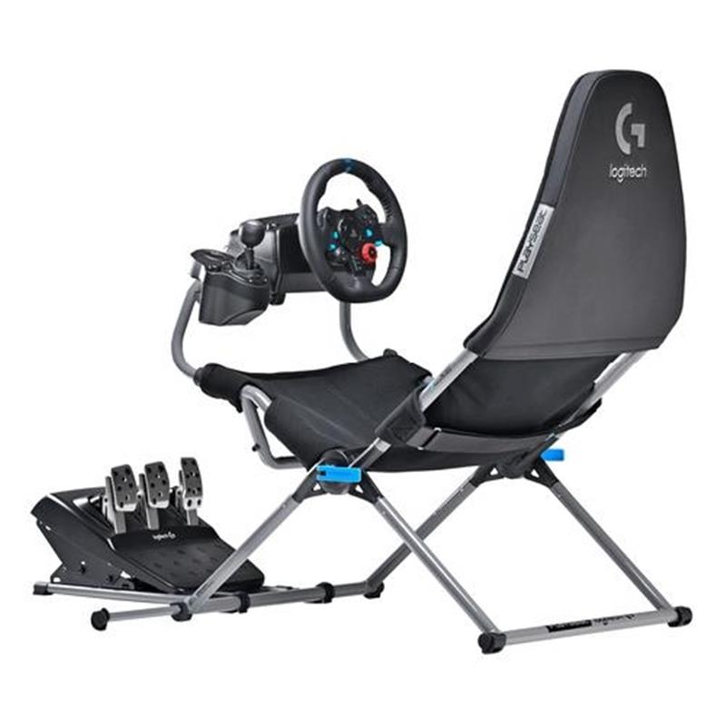 Playseat Challenge X - Logitech G Edition Stoel voor consolegames Zwart Grijs