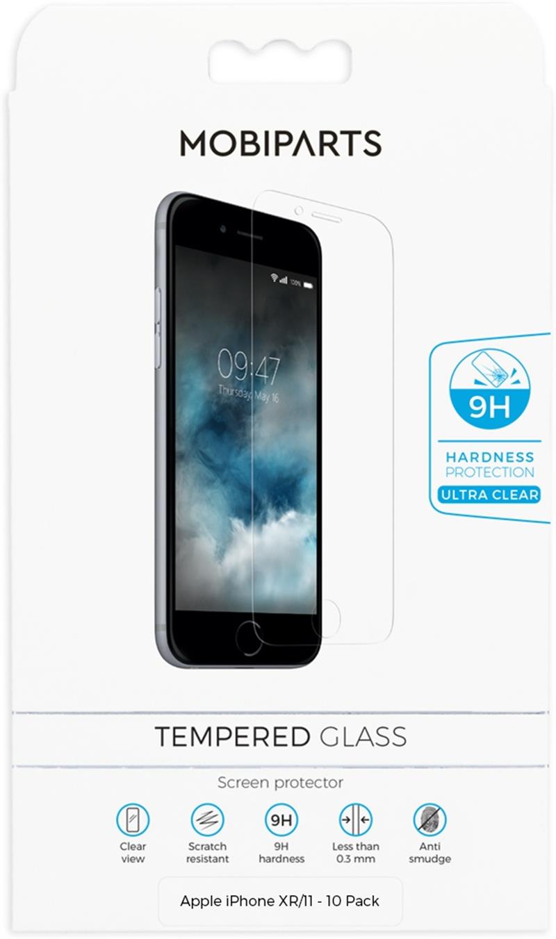 Mobiparts Regular Tempered Glass Apple iPhone XR/11 - 10 Pack