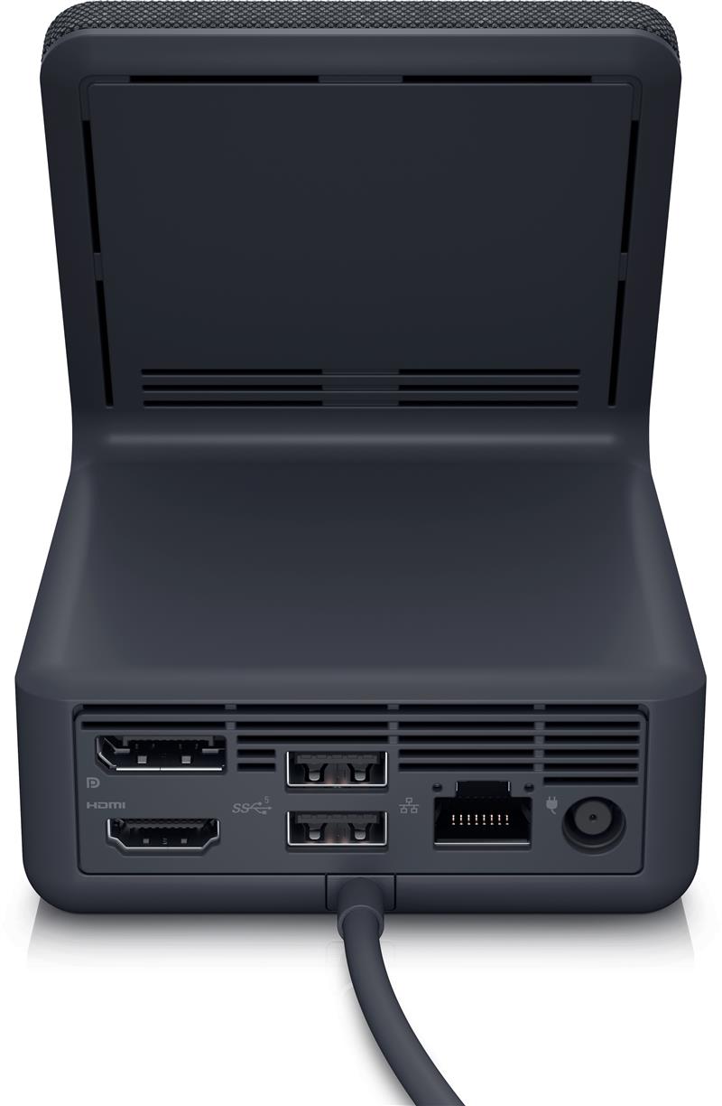 DELL HD22Q Bedraad USB 3.2 Gen 1 (3.1 Gen 1) Type-A Zwart
