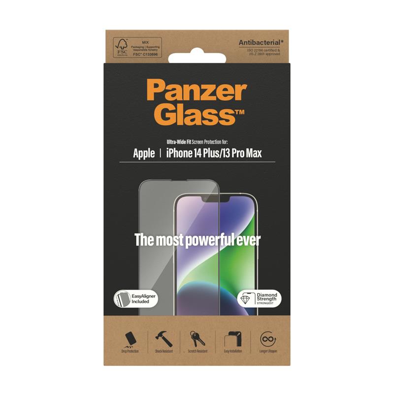 PanzerGlass Ultra-Wide Fit Apple iPhone Doorzichtige schermbeschermer 1 stuk(s)