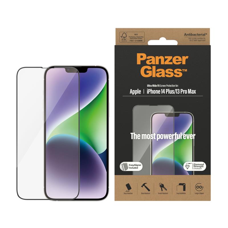 PanzerGlass Ultra-Wide Fit Apple iPhone Doorzichtige schermbeschermer 1 stuk(s)