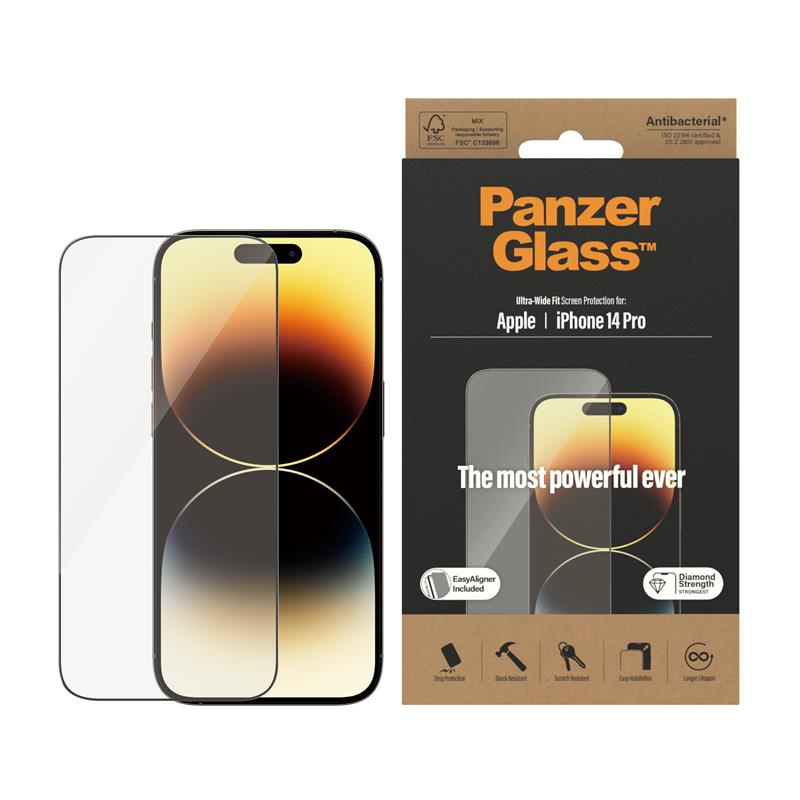 PanzerGlass Ultra-Wide Fit Apple iPhone Doorzichtige schermbeschermer 1 stuk(s)