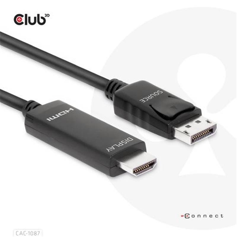 DisplayPort 1 4 to HDMI HDR10 cable 3m