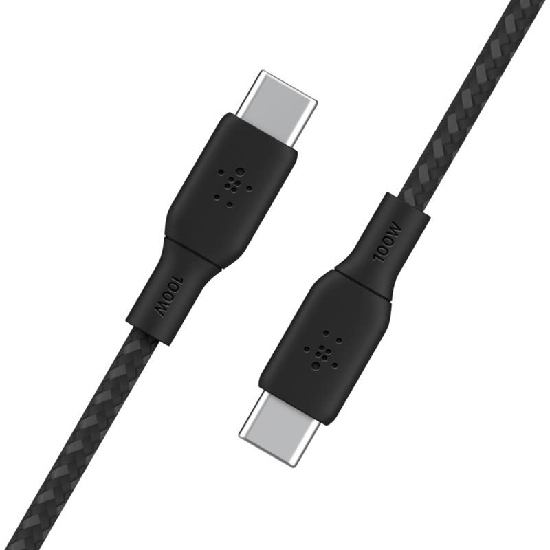 Belkin CAB014bt3MBK USB-kabel 3 m USB 2.0 USB C Zwart