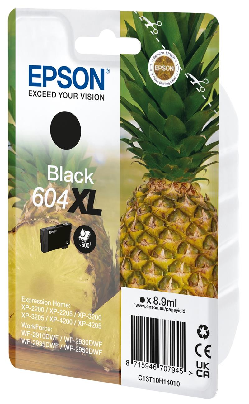 EPSON Singlepack Black 604XL Ink