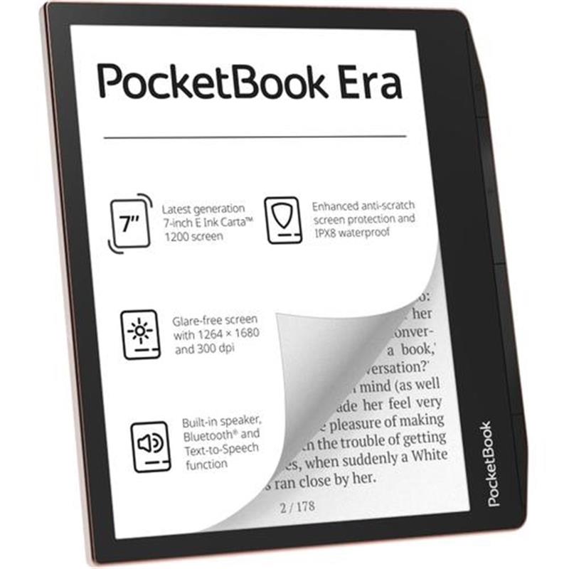 PocketBook 700 Era Copper e-book reader Touchscreen 64 GB Zwart Koper