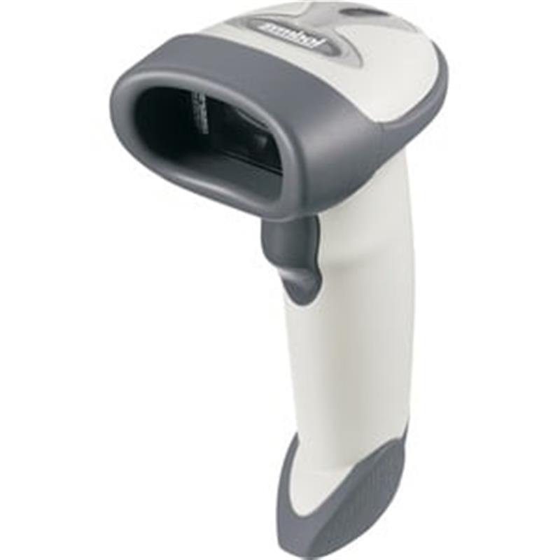 LS2208 Handheld Barcode Scanner - Cable Connectivity - White - 100 scan s - Laser - Linear - Bi-directional