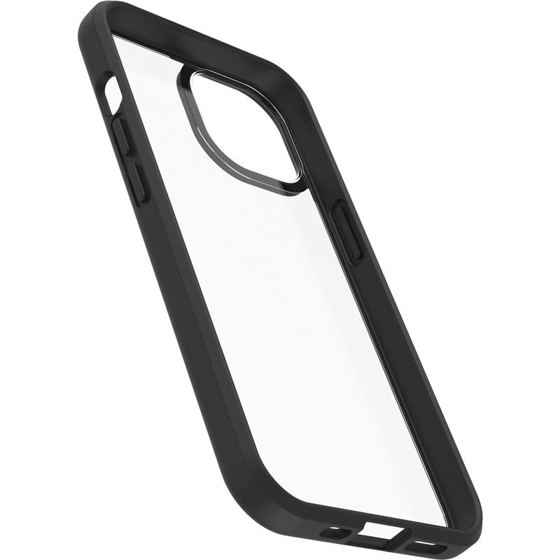OtterBox React Series voor Apple iPhone 14, transparant/zwart - Geen retailverpakking