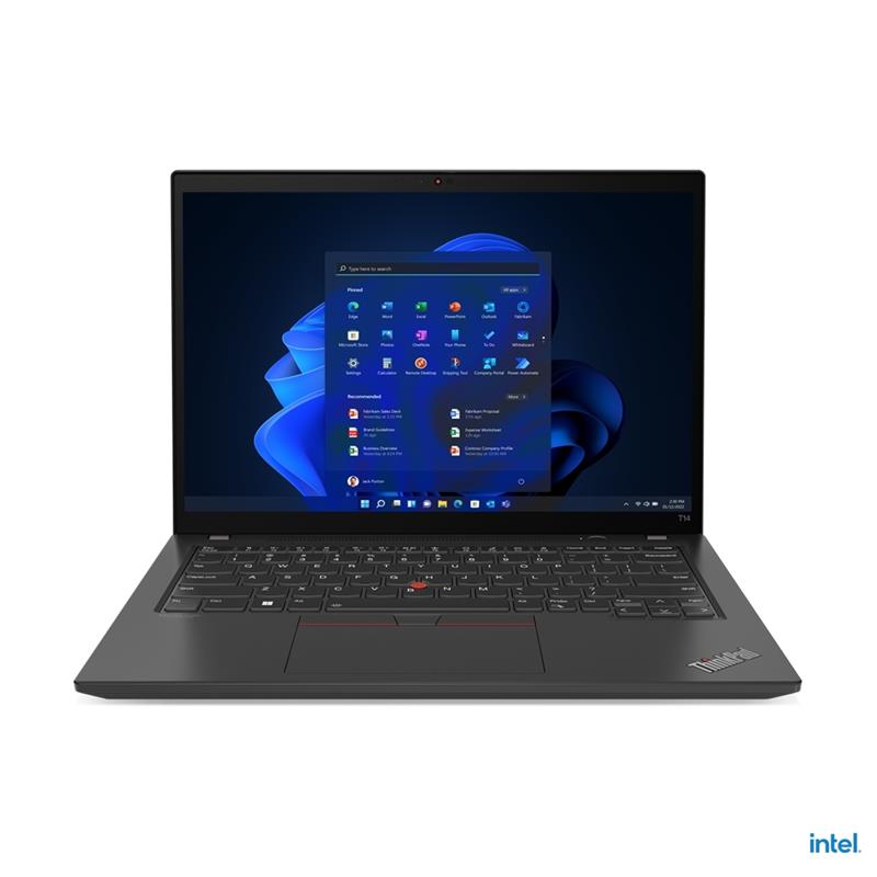 Lenovo ThinkPad T14 i5-1240P Notebook 35,6 cm (14"") WUXGA Intel® Core™ i5 16 GB DDR4-SDRAM 512 GB SSD Wi-Fi 6E (802.11ax) Windows 11 Pro Zwart
