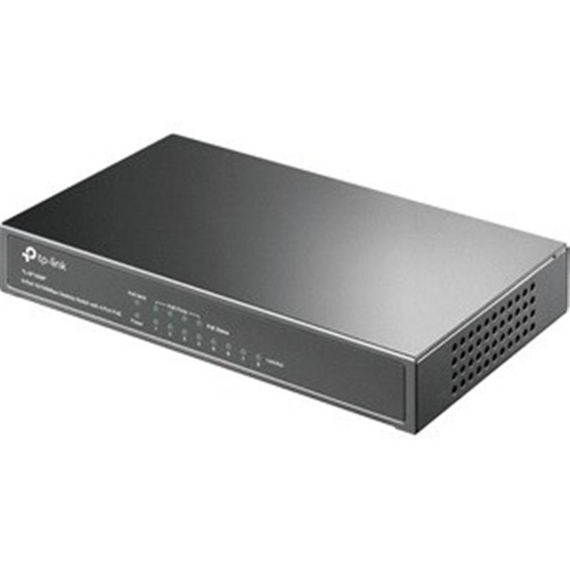 TP-LINK 8-port 10/100 PoE Switch Unmanaged Zwart Power over Ethernet (PoE)