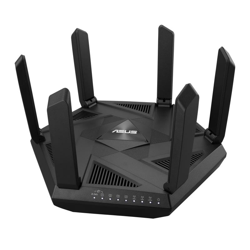 ASUS RT-AXE7800 draadloze router Tri-band (2,4 GHz / 5 GHz / 6 GHz) Zwart