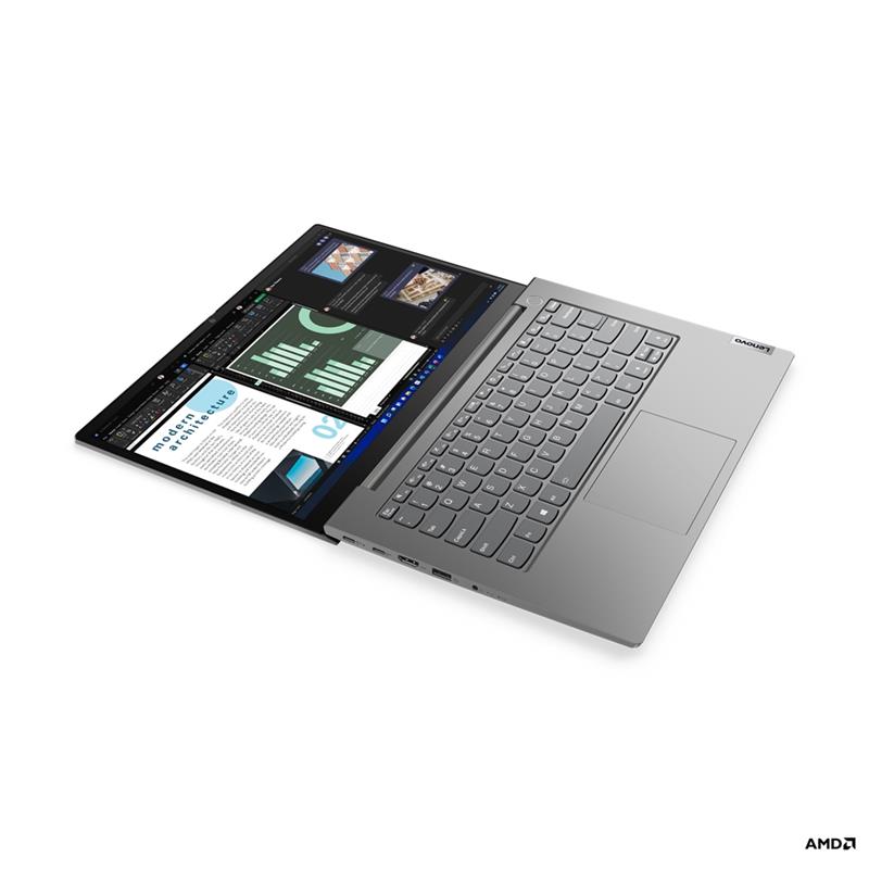 Lenovo ThinkBook 14 5625U Notebook 35,6 cm (14"") Full HD AMD Ryzen™ 5 8 GB DDR4-SDRAM 256 GB SSD Wi-Fi 6 (802.11ax) Windows 11 Pro Grijs