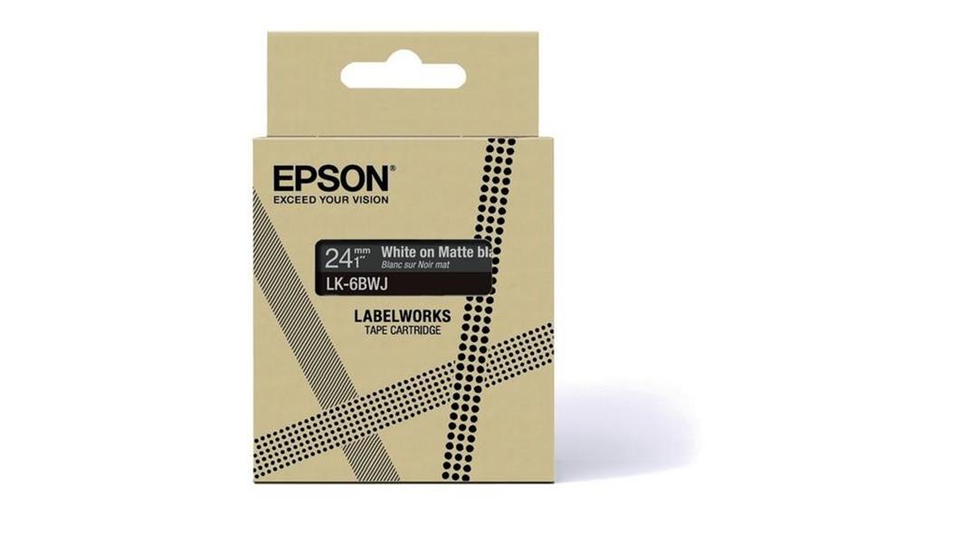 Epson LK-6BWJ Zwart, Wit