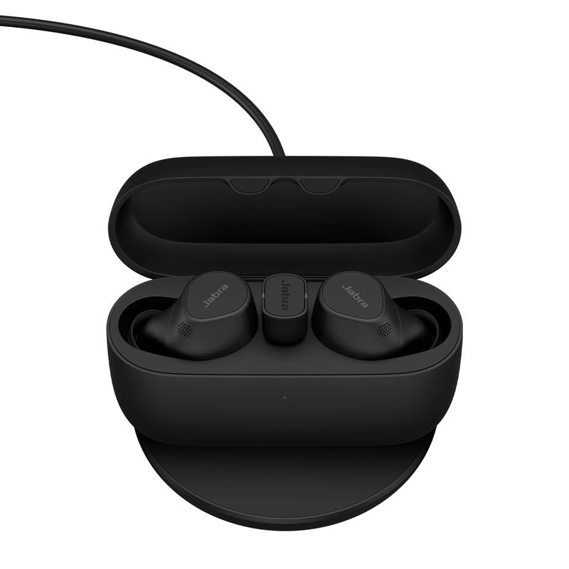 Jabra Evolve2 Buds Headset True Wireless Stereo (TWS) In-ear Oproepen/muziek Bluetooth Zwart