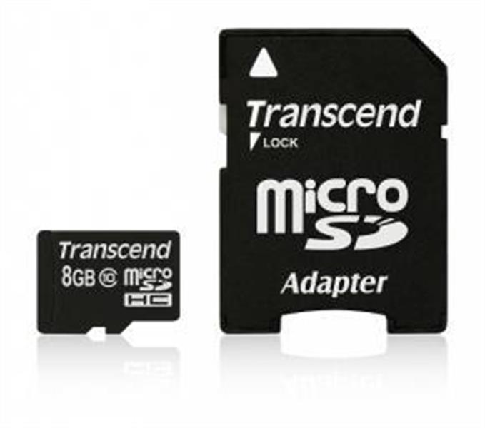 Transcend MicroSDHC CARD 8GB MicroSDHC Class10 20 17MB s