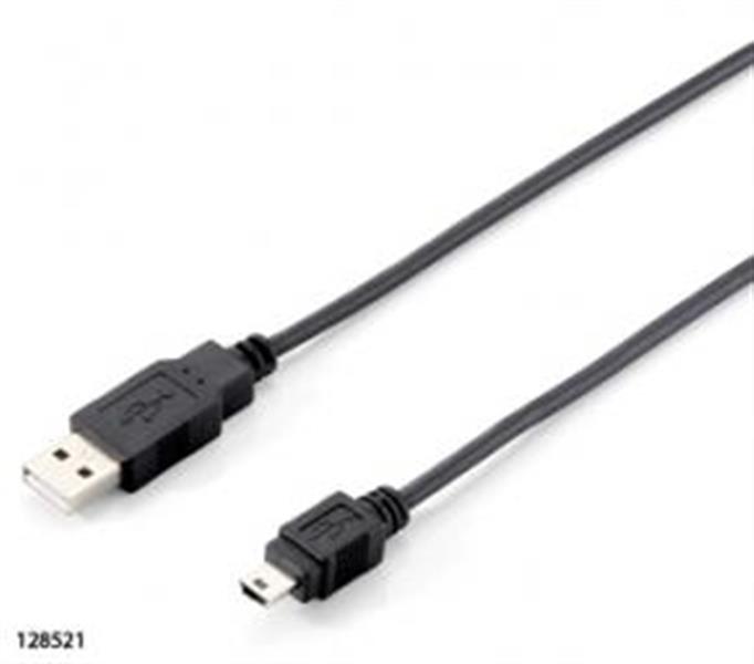 Equip 128521 USB-kabel 1,8 m USB 2.0 USB A Mini-USB B Zwart