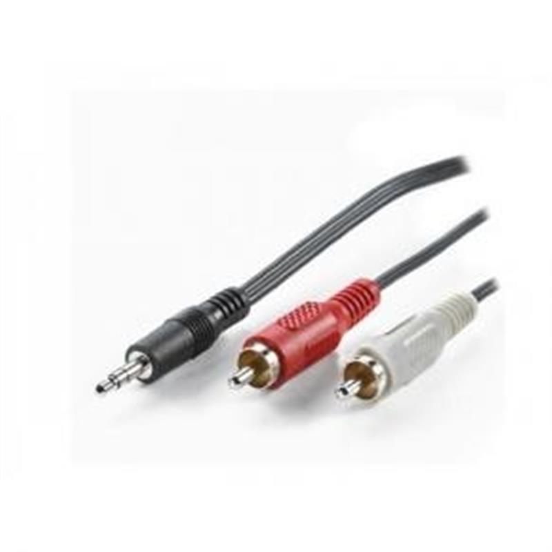 *ADJ Audio Cable 3 5mm -> 2x RCA 1 5m Black
