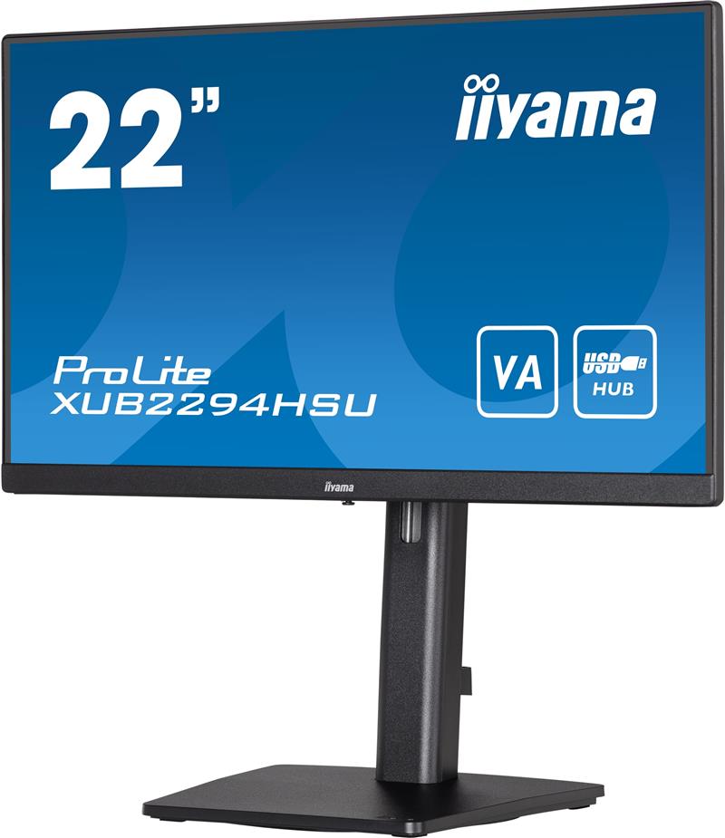 iiyama ProLite XUB2294HSU-B2 computer monitor 54,6 cm (21.5"") 1920 x 1080 Pixels Full HD LCD Zwart
