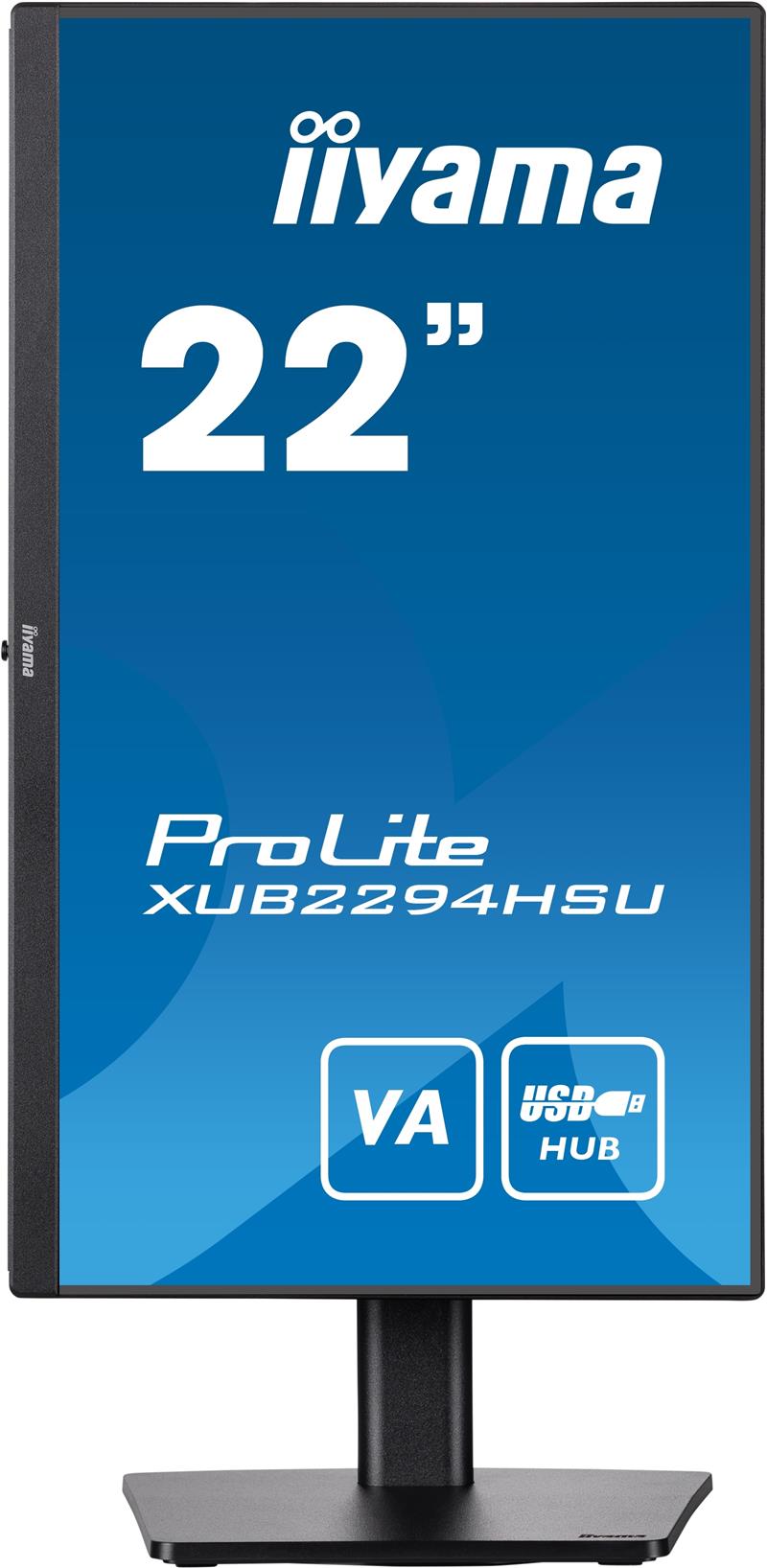 iiyama ProLite XUB2294HSU-B2 computer monitor 54,6 cm (21.5"") 1920 x 1080 Pixels Full HD LCD Zwart