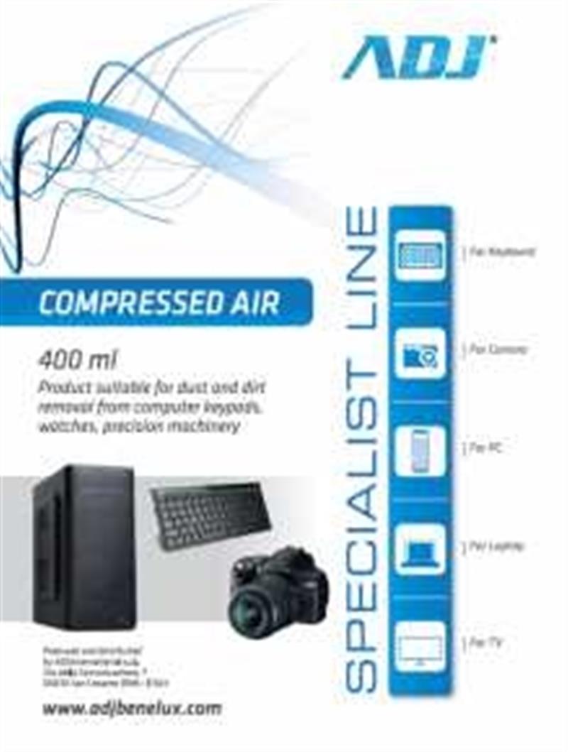 ADJ ADJ Compressed Air - 400ML - Specialist Line
