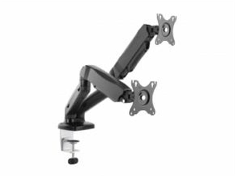 Equip 650121 flat panel bureau steun 68,6 cm (27"") Klem Zwart
