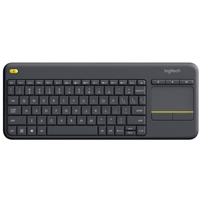 Logitech K400 Plus toetsenbord RF Draadloos QWERTY Nederlands Zwart